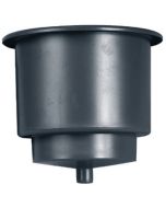 Beckson Marine Drink Holder W/Drain Black BEC GH43DB1