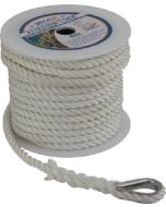 Sea-Dog Twisted Nylon Anchor Line 3/8" X 100' White SDG 301110100WH1
