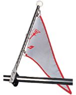 Sea-Dog Line Flag Pole With Rail Mount SDG 3271201
