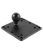 RAM Mount 3.625" Square Plate W/ Vesa Hole Pattern 1.5" Ball RAM-246U
