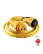 Marinco CS30-12 EEL 30A 125V Shore Power Cordset - 12' - Yellow CS30-12