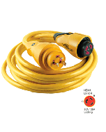 Marinco CS30-25 EEL 30A 125V Shore Power Cordset - 25' - Yellow CS30-25