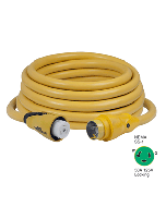 Marinco CS503-50 EEL 50A 125V Shore Power Cordset - 50' - Yellow CS503-50