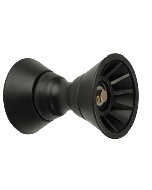 C.E. Smith 4" Bow Bell Roller Assembly - Black TPR