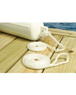 Seachoice Brd Fender Lines-White 3/8X6' SCP 40921