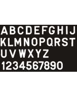 SEACHOICE GOTHIC LETTER-WHITE Z-10PACK 74761