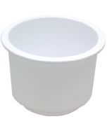 Seachoice Drink Holder White Lg Recessed SCP 79490