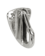 Whitecap Fender Hook - CP/Brass - 1-9/16" x 1-3/16"