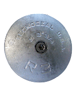 Tecnoseal R3 Rudder Anode - Zinc - 3-3/4" Diameter R3