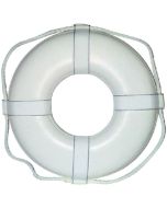 Cal-June 19  White Ring Buoy W/Straps CAL G19