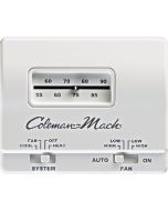 COLEMAN MACH ANALOG T-STAT HEAT/COOL WHT 7330G3351