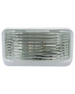 FULTYME RV PORCH LGHT SQ W/O SWTCH CLEAR 590-1116