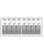Blue Sea Systems 8 Pos. Horizontal White Panel BLU 8271