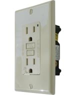 Diamond Group Gfi Receptacle W/ Lt Wht DAG-DG151VP