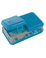 Plano Double-Sided Adjustable Tackle Organizer Small - Silver/Blue 171301