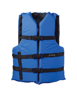 Onyx Nylon General Purpose Life Jacket - Adult Universal - Blue 103000-500-004-12