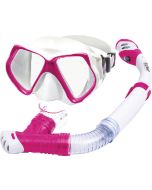 AQUA LEISURE GEMINI MASK SNORKEL COMBO-PK DPC17864S4