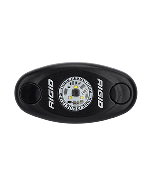 RIGID Industries A-Series Black High Power LED Light Single - Red 480103