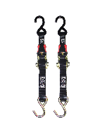 Rod Saver Rubber Ratchet Tie-Down - 1" x 6' - Pair RTD6