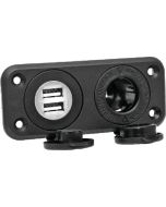 Prime Products Receptacle 12V W-Dual USB PPD 086410