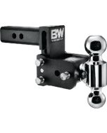 B&W TS20040B Trailer Hitches Tow & Stow Dual Ball Receiver Hitch Fits 2-1/2" Receiver