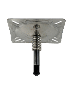 SPRINGFIELD MARINE SPRINGFIELD KINGPIN 7" X 7" SEAT MOUNT W/SPRING POLISHED 1614201-PP