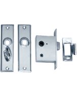 Perko Mortise Lock Set W/Turn Butto PKO 0960DP0CHR