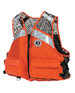Mustang Industrial Mesh Vest - Orange - MV1254T1-2-4XL/5XL-216
