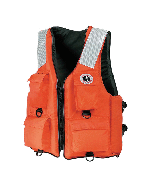 Mustang 4-Pocket Flotation Vest - Orange MV3128T2-2-7XL-216