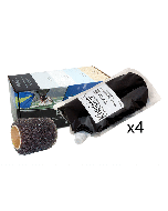 KiwiGrip 4 - 1 Liter Pouches - Black with 4" Roller