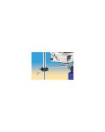 Magma 1 Round-Rail Stanchion Brkt MAG A10080